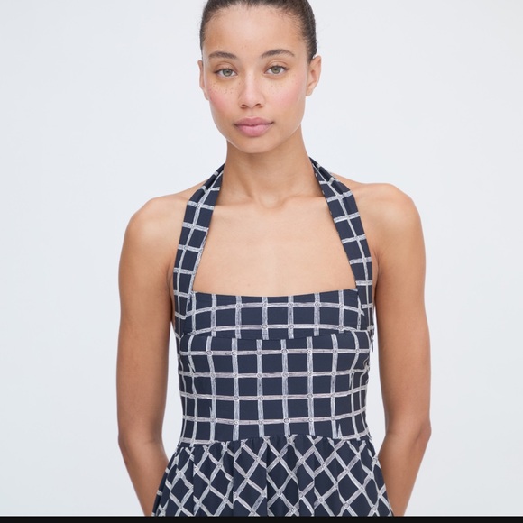 ISO Hill House Fleur Midi Grecian Check Size Small - Picture 4 of 4